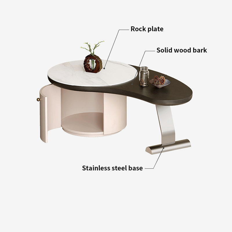 Table basse en bois de style français