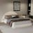 Unique Arched  Bed With Small Table,Queen