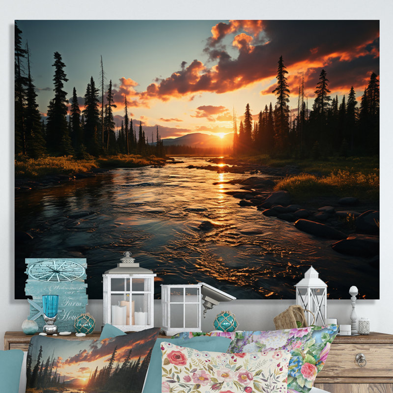 Canada télécommande «Wilderness» sur toile, H 12 po x l 20 po x P 1 po, Toile tendue