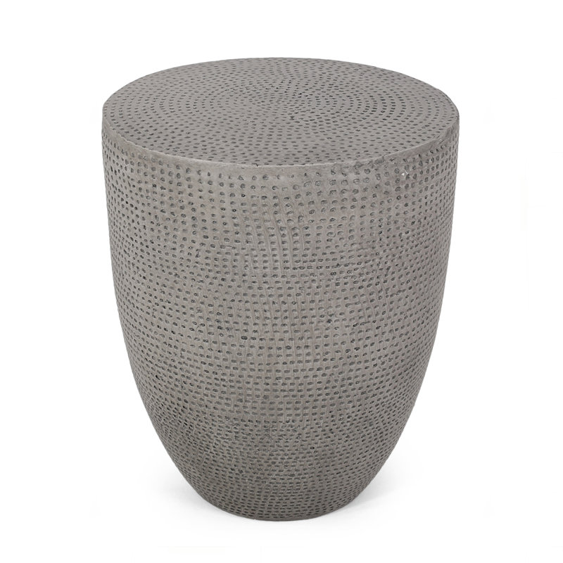 Outdoor LightWeight Concrete Side Table