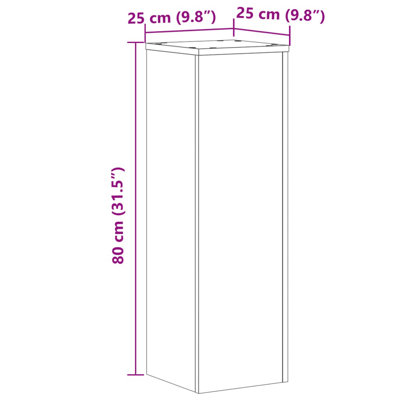 Plant Stand 1 Tier Set of 2