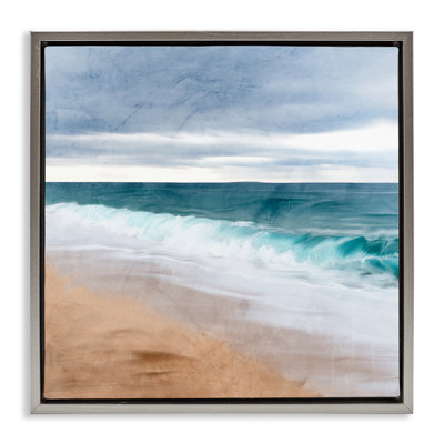 Art mural sur toile Vivid Ocean View Coast Floater, design par Kim Allen