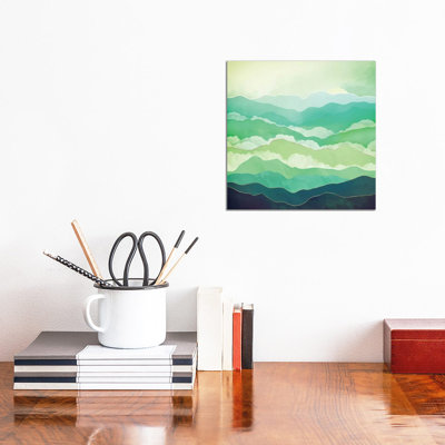 Emerald Spring - impression d'art graphique