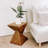 Weott Concrete Top End Table