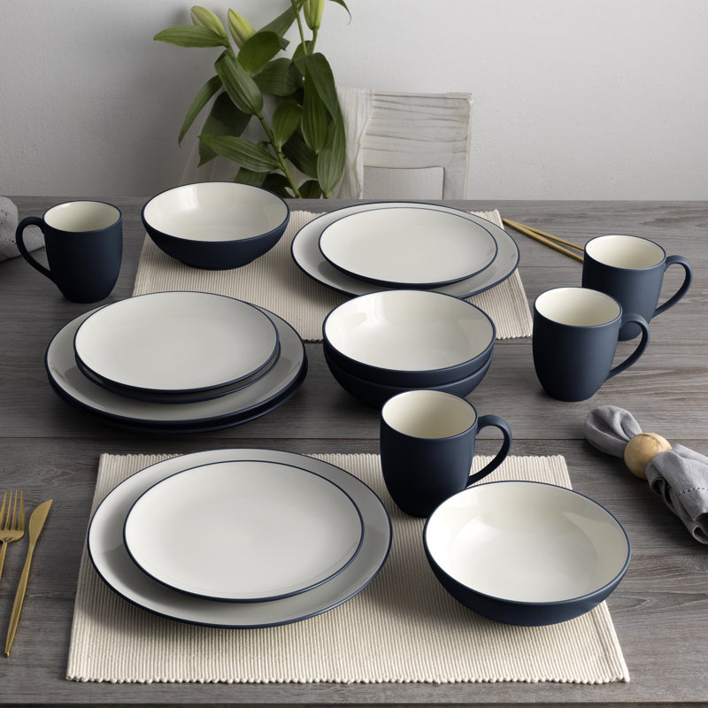Service de table 16 pièces, service pour 4 Noritake Colorwave, Marine