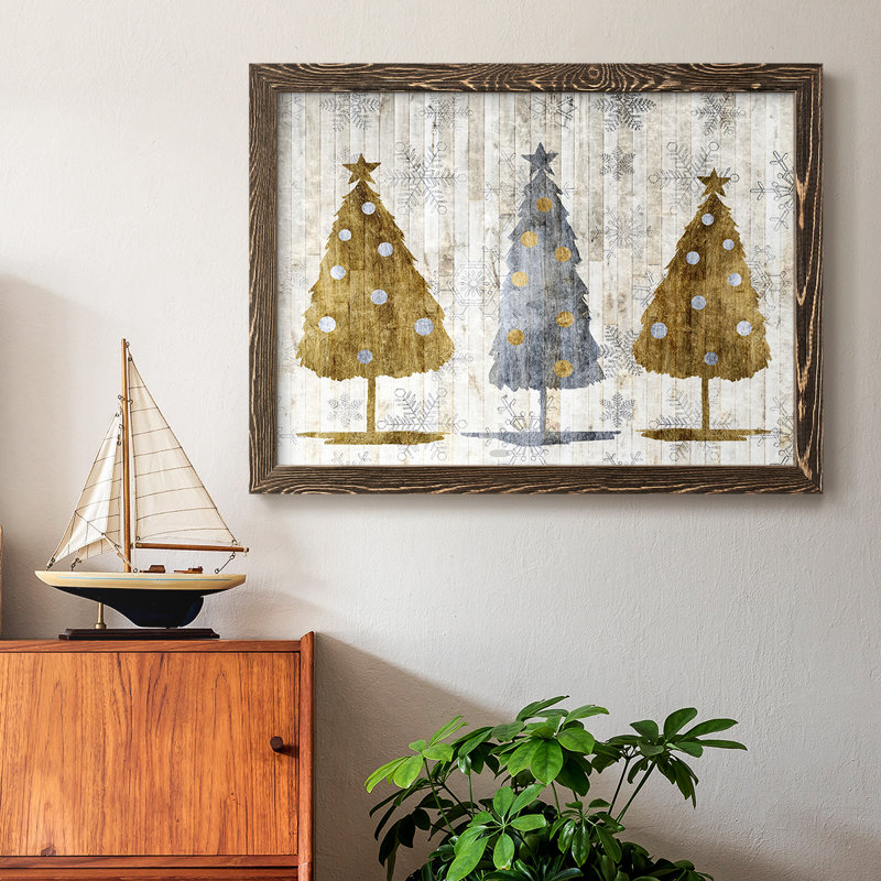 Collection sophistiquée de Noël A, Noyer, H 18 po x l 26 po x P 1,5 po