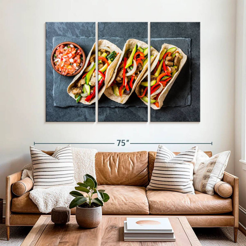 Yarlin Tacos De Cerdo, 42" H x 65" W