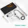 APPASO 3 Hole Pull Down Kitchen Faucet with Pull Down Sprayer and Soap Dispensor Stainless Steel