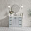 Ensemble de meuble-lavabo rectangulaire simple avec comptoir en quartz Ariel Kelly-105988833-124984832