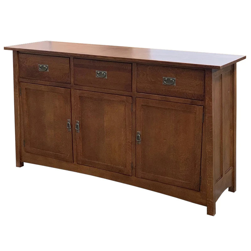 Dystanie 70'' Solid Wood Sideboard, Walnut