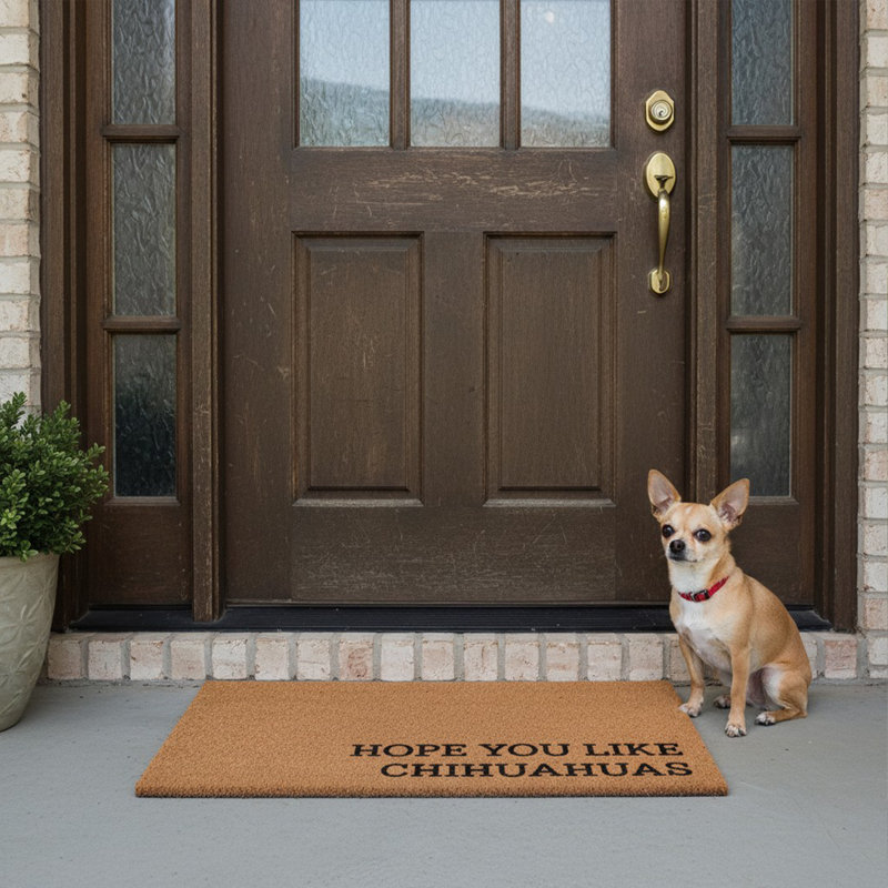 Hope You Like Chihuahuas Doormat, 24"x36", Chihuahuas, 24" x 36"