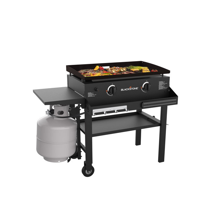 Blackstone 28" Griddle with Front Shelf and Soft Cover