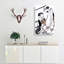 Admiring A Kimono - Wrapped Canvas Painting-55368713