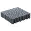 Carreau de plastique gris 12 po x 12 po