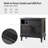 Sessoms Traditional 26''W 2-Drawer Solid Wood End Table with Built-In Outlet and Curved Drawer Fronts-1294112014