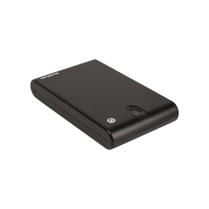 Coffre-fort à pistolet avec verrou biométrique, H 7,5 po x l 7 po x P 12,6875 po