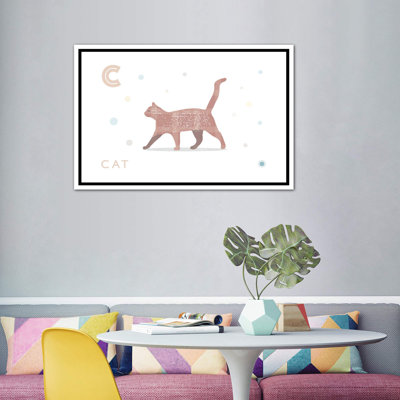 Chat - impression d'art graphique