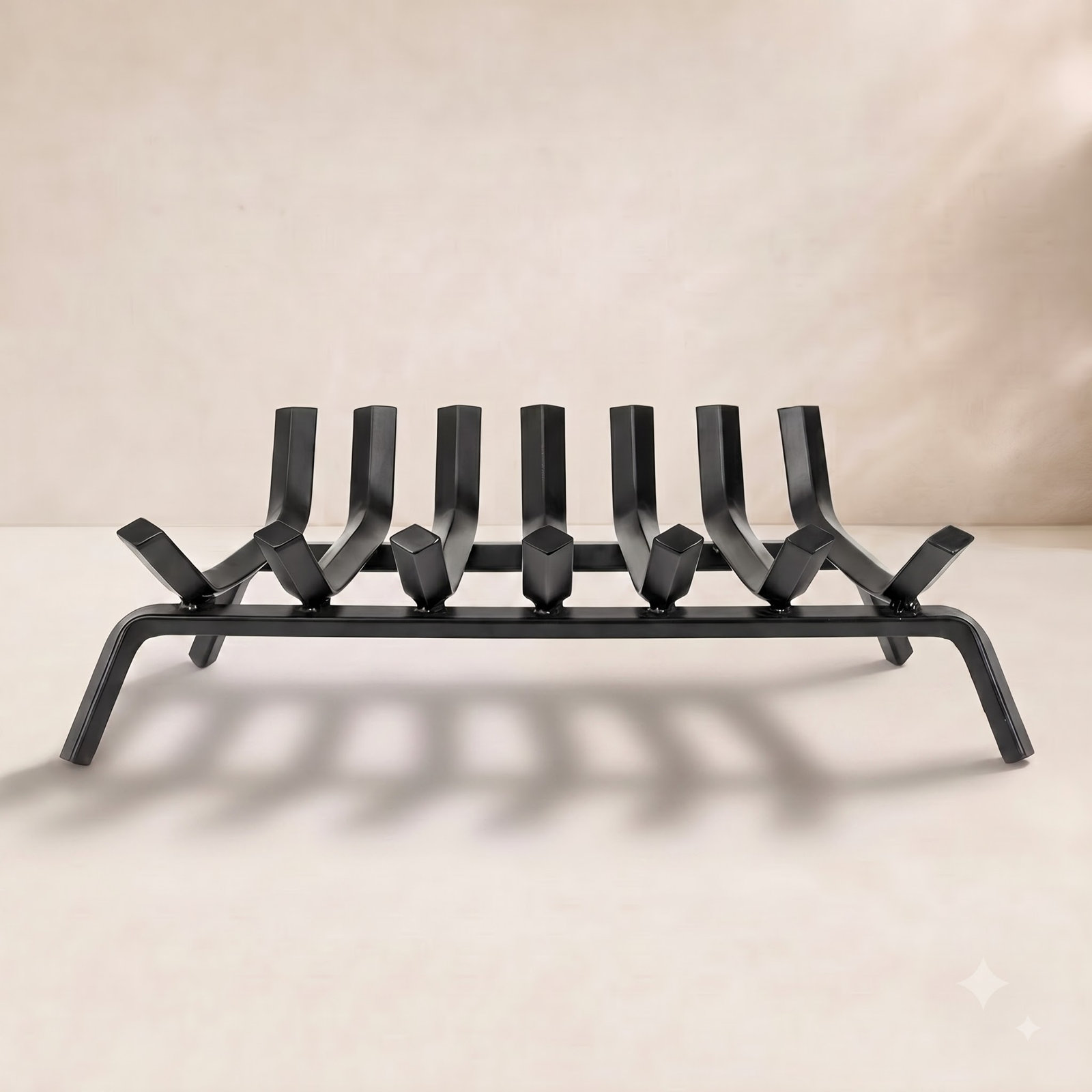 Fireplace Log Grate, 7.50" H x 22.25" W x 11.25" D