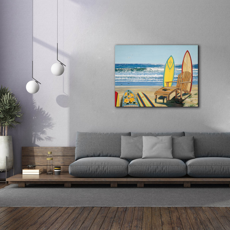 «Board Meeting» par Scott Westmoreland, H 40 po x l 54 po x P 1,5 po