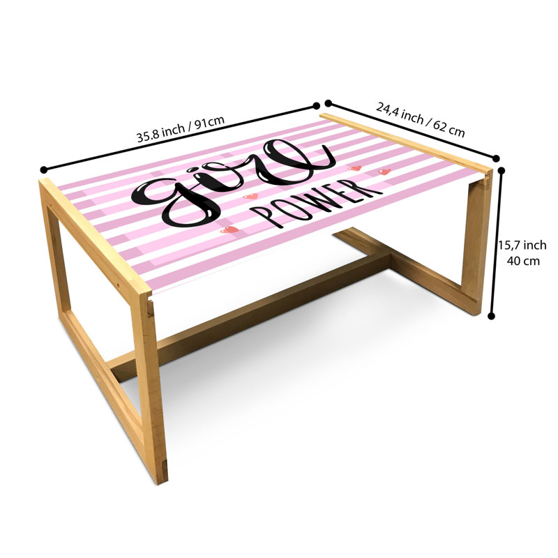 Jahwan Sled Coffee Table, 90cm H x 62cm W x 40cm D