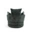 Upholstered Swivel Barrel Chair-1729032303