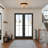 Gillings 3 - Light Crackled Glass Bowl Flush Mount