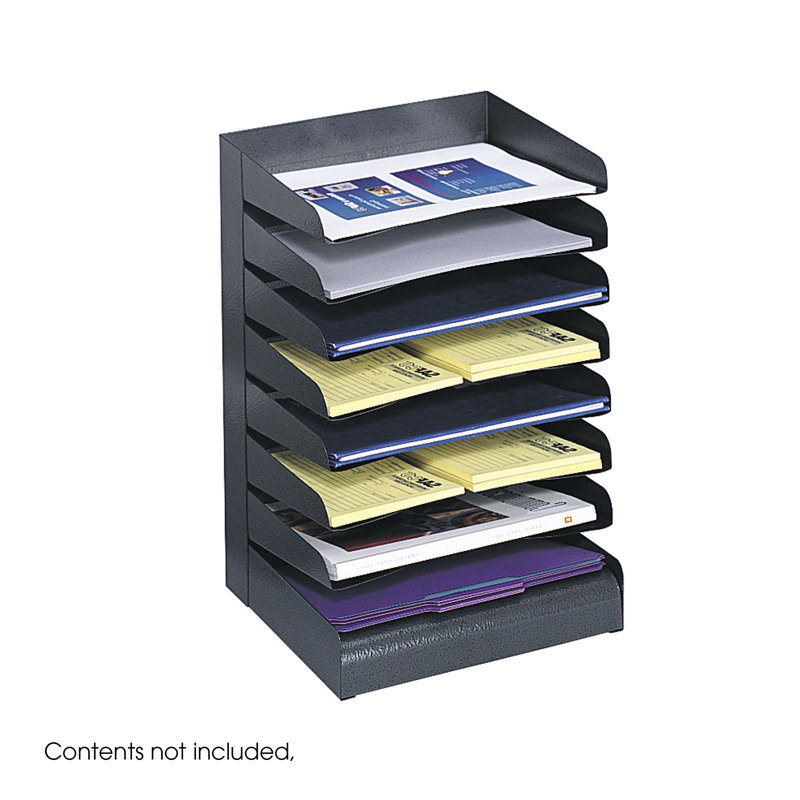 Eight Tier Steel Desk Tray