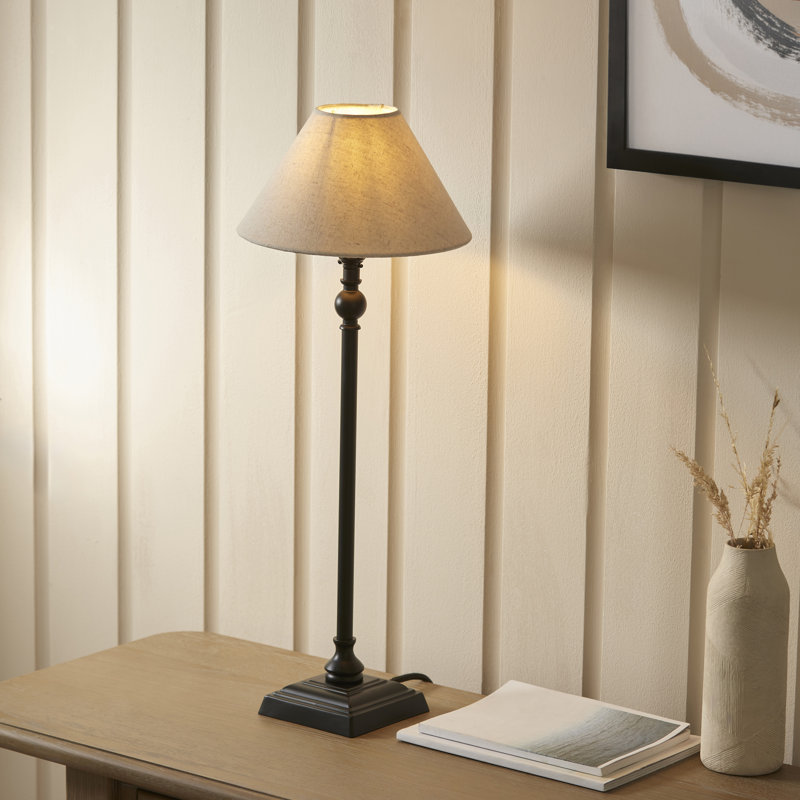 Metal Table Lamp, Black