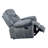 Zubaida Two Tone Gray Velvet Glider Recliner-1529260106
