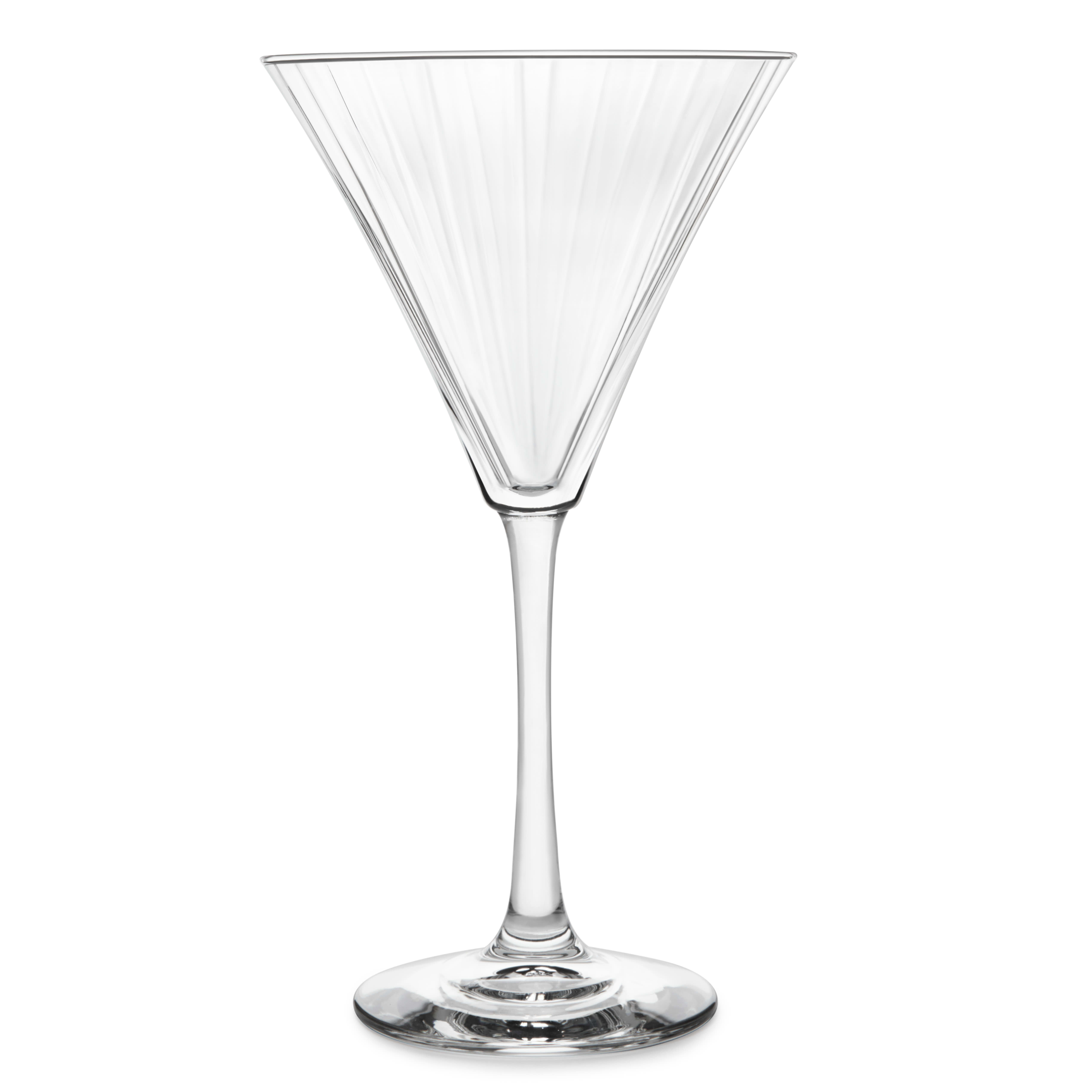 Paneled Libbey Martini Glasses & Reviews | Joss & Main