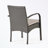 Wicker Armchair set of 2 with soft seat cushion
