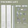 3-Lite Glass Door Solid Manufactured Wood Bi-Fold Door with Installation Hardware Kit(Closet-pantry door)
