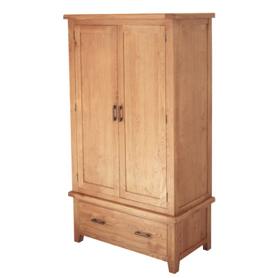 Ashlyn 2 Door Wood Wardrobe