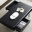 Table basse moderne avec coins en R