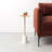 Maisel Metal and Marble Pedestal End Table-1805603046-1805603047