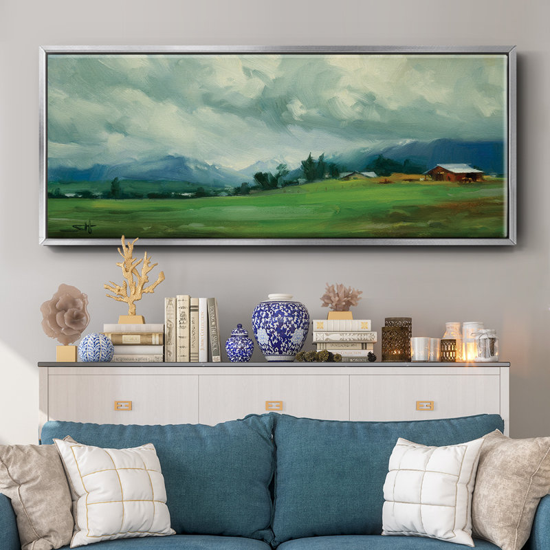 Wallowa Valley - toile encadrée, H 20 po x l 50 po