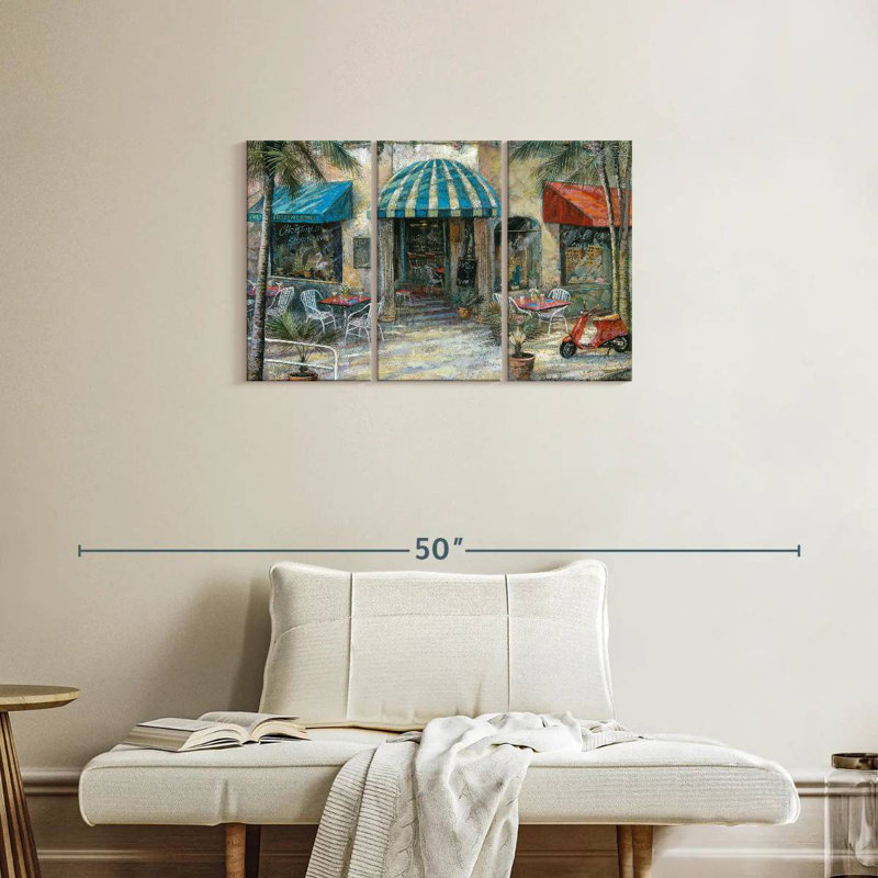 Lilie Christine's South Beach Cafe, 20" H x 33" W