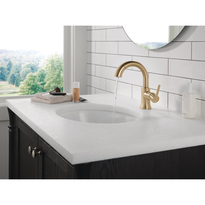 Trinsic Widespread Bathroom Faucet with Drain Assembly, Champagne Bronze