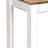 Cedarfield Brown & White Wooden Side Table | Modern Farmhouse |