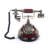 Retro Rotary Dial Phone, Vintage Corded Landline with Hands-Free & Redial