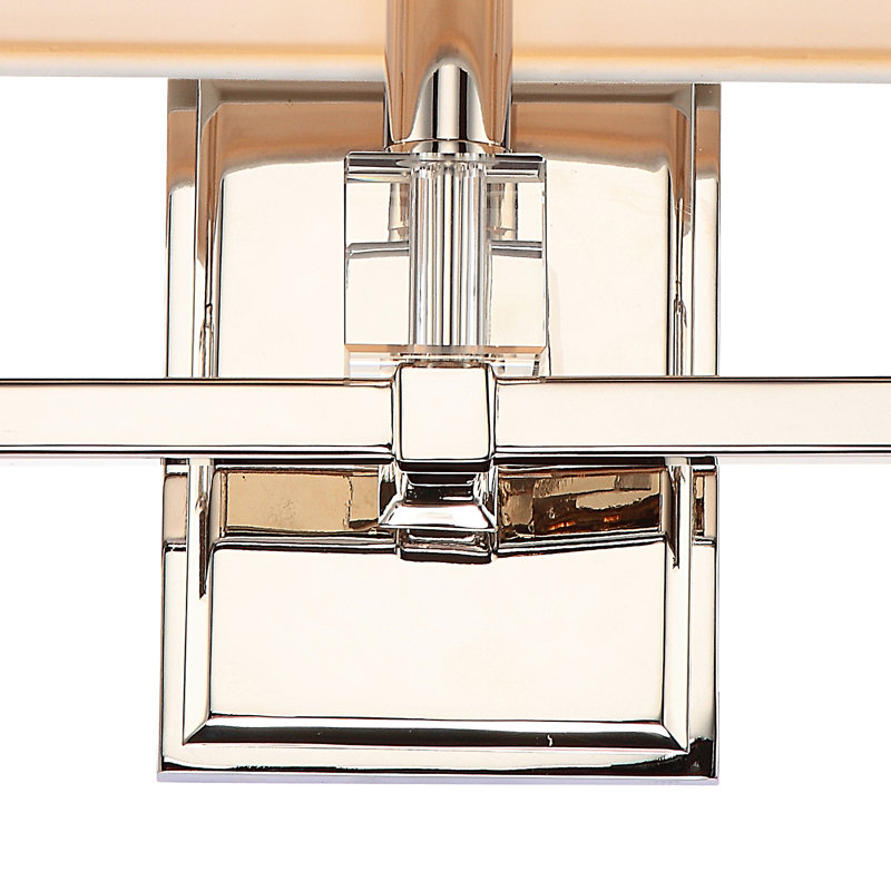 Plafonnier encastré 3 lumières Dunkelberger, Nickel poli