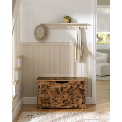 Zermatt Upholstered Bench with Flip Top