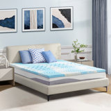 Broadstairs 2 Inch Mattress Topper 5-Zone Memory Foam Mattress Topper