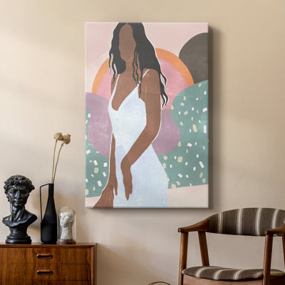 Curly Lady I - galerie tendue sur mesure Cavas
