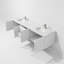 Ensemble de meuble-lavabo double mural 80 "Geneva-112899584-87285975