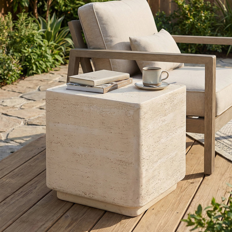 Outdoor Patio MGO Side Table