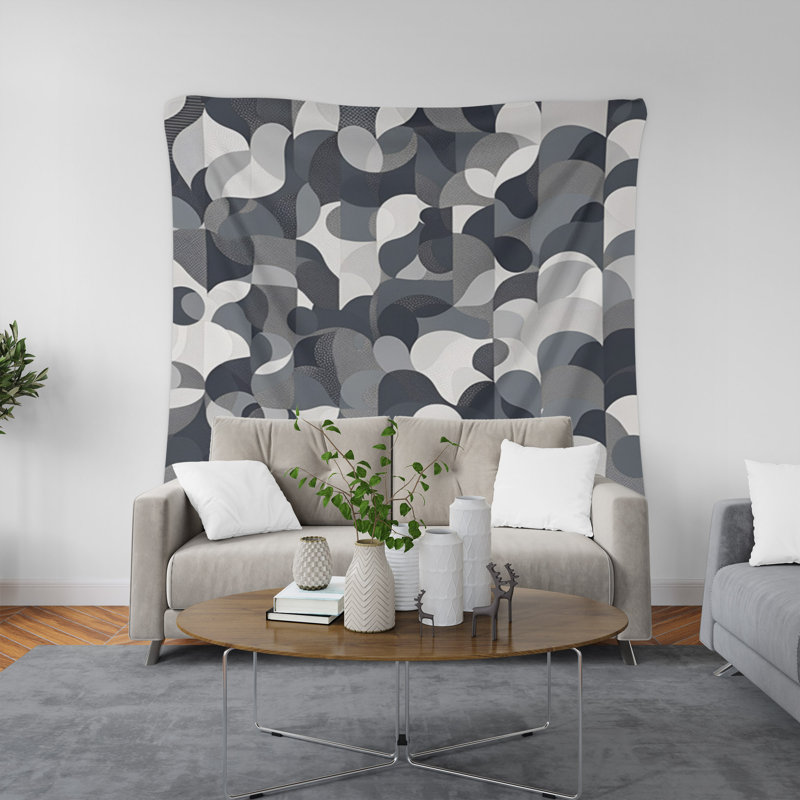 Tapisserie murale, H 80 po x l 68 po x P 0,8 po