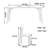 Graceful Simple Luxury Dining table and chairs-105272760