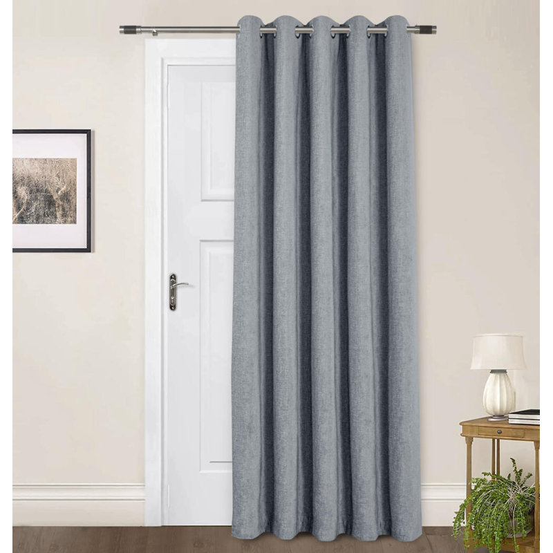 Amberley EARTH EYELET THERMAL, Nickel, 117cm Width x 137cm Drop