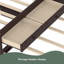 Lit plateforme avec lit gigogne et 2 tiroirs, lits en bois massif avec multiprise-778882526-778882524